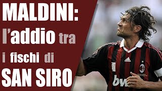 Paolo Maldini laddio a San Siro e la contestazione della Curva Sud [upl. by Ahsurej]