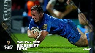 Guinness PRO14 Round 9 Highlights Leinster Rugby v Ospreys [upl. by Willet]