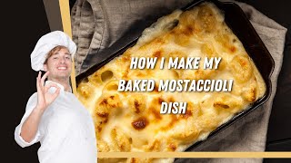 Baked Mostaccioli  Tips For My Kids [upl. by Jena215]