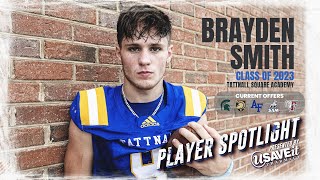 Brayden Smith  Athlete Makes Plays at WR and Kick Return [upl. by Rohn]