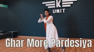 Ghar More Pardesiyakalank bollywood semi classical dance videofit by Bhagyashree kalekar [upl. by Mariand]