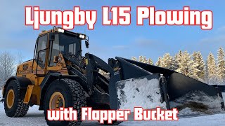 Plowing 10cm of snow on schoolyard on a crisp winter day❄️☀️  Relaxing ASMR [upl. by Mcbride]