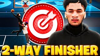 My CATFISH 2WAY FINISHER with a 80 3PT is the BEST ALL AROUND BUILD on NBA 2K22 [upl. by Azelea]