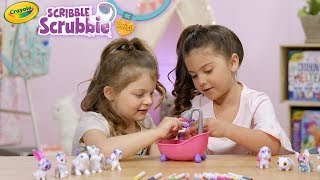 NEW Crayola Scribble Scrubbie Pets  Crayola Product Demo [upl. by Carrie]