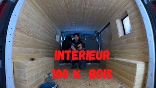 100 Bois Fourgon Aménagé Tuto [upl. by Hallee]