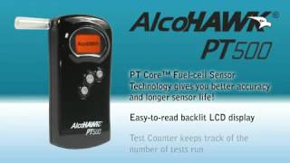 เครื่องวัดแอลกอฮอล์ Alcohawk รหัส PT500 By TK [upl. by Seek192]