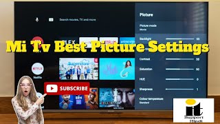 Mi Tv Best Picture Setting  Best Picture Settings for Mi Tv 5x 5a  Mi TV 4A Best Display Settings [upl. by Miculek]