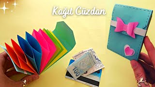 GÖZLERİNİZE İNANAMAYACAKSINIZ❗😱 KAĞITTAN ÇOK KOLAY CÜZDAN YAPIMI🤩ORİGAMİ CÜZDAN💰💳 [upl. by Anelys80]