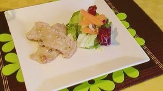 Scaloppine di Maiale al Vino Bianco  Ricetta Veloce [upl. by Meggi249]