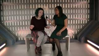 Dark Matter’s Jodelle Ferland Five EXCLUSIVE ONSET INTERVIEW [upl. by Solokin797]