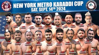 LIVE  New York Metro Kabaddi Cup 2024  USA Kabaddi [upl. by Attenoj]