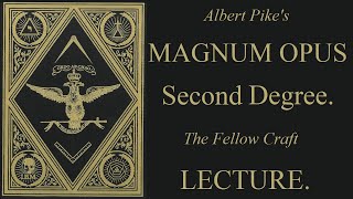 2nd Degree Lecture  The Fellow Craft  Magnum Opus  Albert Pike [upl. by Tifanie906]