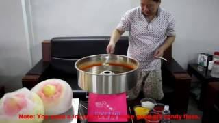 How to make flower cotton candy machine ONCC1 [upl. by Nahtnahoj]