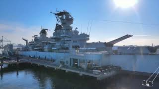 Battleship New Jersey Prepares For DryDocking [upl. by Drooff849]