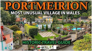 PORTMEIRION VILLAGE  A TASTE OF ITALY IN NORTH WALES  Portmeirion Village Tour and History [upl. by Lionel]