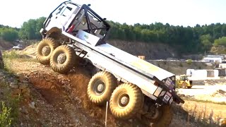 8x8 Mercedes Tatra Man Euro Truck Trials Tough challenge off road [upl. by Awjan]