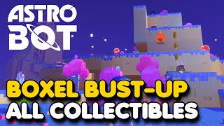 Astro Bot  Boxel Bust Up 100 Walkthrough All Bots amp Puzzle Pieces [upl. by Eah361]