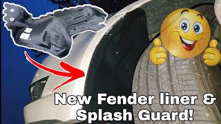 NEW 2ND GEN CADILLAC FENDER LINER amp SPLASH GUARD INSTALL [upl. by Itsirk606]