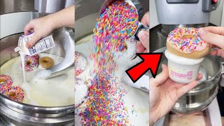 Making the BEST Rainbow Sprinkled Doughnuts [upl. by Justis]