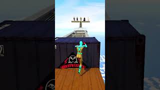 GTA V  PINK MINION SUPER JUMP WITH COLOUR SPIDERMAN BUT ALL HEROS EP328 Shorts [upl. by Bonnee]