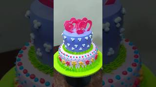 Step Cake Design Birthday Chocolate Cake cakedesign youtube shorts trending ytshorts cake [upl. by Ariad]