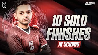 Solo 10 kills  21 kills domination in Scrims  BGMI HIGHLIGHT [upl. by Eaner]