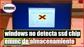 como instalar windows 11 no detecta memoria emmc instalar windows 10 en chips emmc yo reparo [upl. by Morrill]