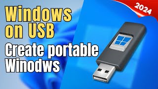 Run Windows Anywhere Anytime from USB Create a Portable Windows 1011 USB Drive [upl. by Lumbye468]