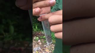 How to filter water with a syringe survival gorilla bushcraft outdoors shorts [upl. by Attevroc676]