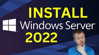 How to Create a Windows Server 2022 Virtual Machine With VMware [upl. by Alard]