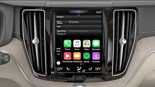 Volvo  How to Start amp Use Apple CarPlay [upl. by Sosthena]