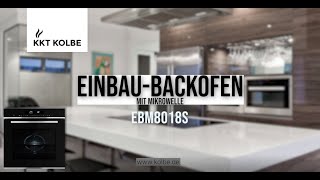 EinbauBackofen mit Mikrowelle EBM8018S  KKT KOLBE [upl. by Yensehc691]