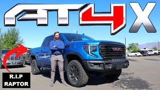 2024 GMC Sierra 1500 AT4X Better Than A Raptor [upl. by Adelric]