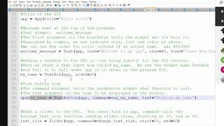 Python Programming GUI with guizero Class GUI01 [upl. by Viole]