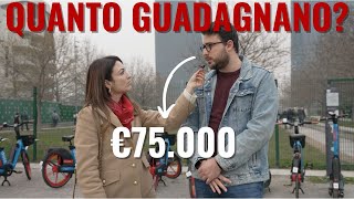 Quanto GUADAGNANO gli Italiani nel 2024 Milano  Piazza Gae Aulenti [upl. by Nahtnamas]