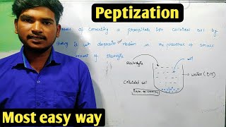 Peptization  Preparation of Colloids  chemistry by Deepak patel [upl. by Revlis]