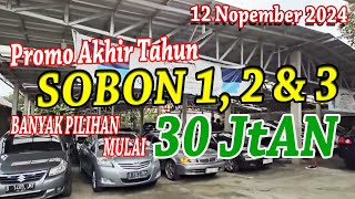 Update Stock Mobil Bekas Berkualitas Harga Super Kandas  SOBON Auto Promo Akhir Tahun [upl. by Yznil975]