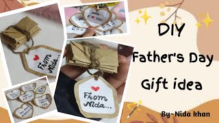 Fathers day heart letter idea💌❤Heart letter idea for fathers day 👨‍👧 Nida arts and crafts [upl. by Erdnuaed]