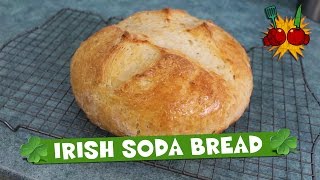 HOW TO MAKE TRADITIONAL IRISH SODA BREAD RECIPE  Happy St Patricks Day [upl. by Eigna]