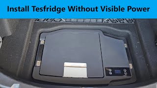 Install AcoPower Tesfridge for Tesla Model 3 Without Visible Cables [upl. by Vicki]