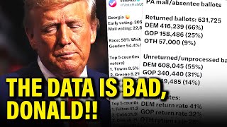 YIKES Trump Gets BAD NEWS with new VOTING DATA [upl. by Barthold]