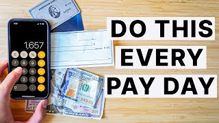 Do This EVERY Time You Get Paid Paycheck Routine [upl. by Acnoib969]