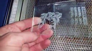 Cutting and engraving real glass with cheap Chinese laser [upl. by Emmalynn]