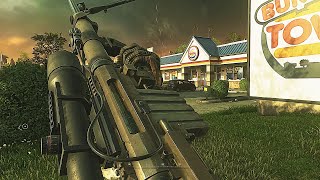 Defending Burger Town  Call of Duty Modern Warfare 2 Remastered [upl. by Finley]