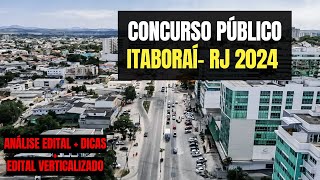 CONCURSO PÚBLICO ITABORAÍRJ  EDUCAÇÃO 2024  ANÁLISE EDITAL [upl. by Shum]