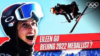 Gunning For Gold  Will Eileen Gu win a medal at Beijing 2022 🇨🇳⛷ [upl. by Araj]