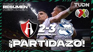 Atlas 23 Puebla  HIGHLIGHTS  Apertura 2023J10  Liga Mx  TUDN [upl. by Trudie]