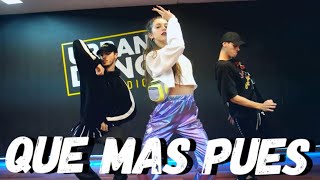 QUE MAS PUES  Sech Justin Quiles  Coreografía Pecas Conte [upl. by Pia]