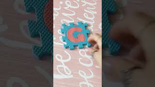 Letters F  G 📕 Jigsaw 🧩 Puzzle asmr jigsawpuzzle abcd alphabet puzzle [upl. by Swee]