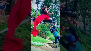 පිස්සු හැදේනවා newsong song love cover travel ella coversong zipline srilanka youtubeshort [upl. by Hedvah846]